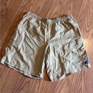L.L. Bean Men’s Swim Trunks Mesh Lining Size XXL Tan Khaki Color
